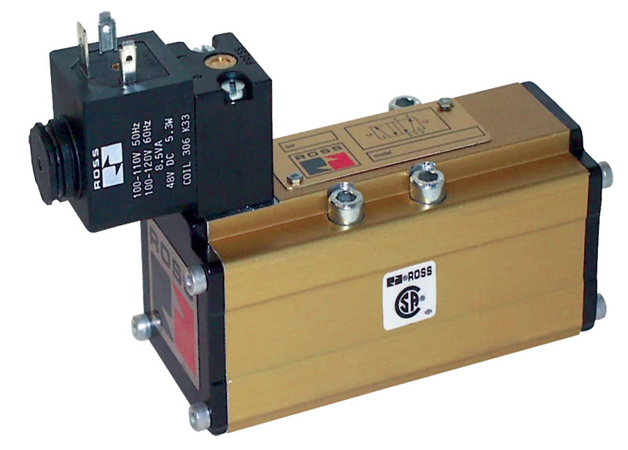 Valve ISO ROSS seria W60 pentru sisteme pneumatice automatizate